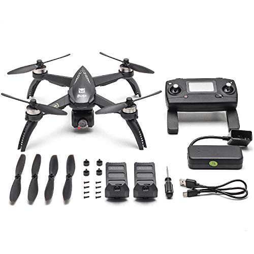 Mobiliarbus MJX RC Drone Bugs 5W B5W con cámara 4K Drone 5G WiFi Sin escobillas GPS Track Punto de interés de Vuelo Gesto Foto Video Cuadricóptero RC con 2 baterías