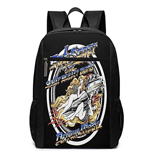 Mochila de Viaje para computadora portátil, Bob Seger 2020 Mochila Juvenil Mochila Escolar Unisex Estudiante Universitario Mochila para computadora portátil de Viaje de 17 Pulgadas