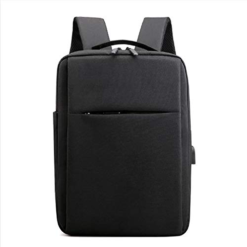 Mochila para Portátil, INTVN Mochila Negocio Impermeable con Puerto de USB para Hombre Mujer Estudiante - Negro