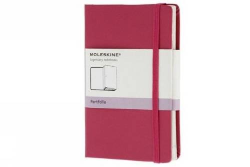 Moleskine Pocket - Portafolio de tapa dura, de tamaño bolsillo, color fucsia (Moleskine Classic)