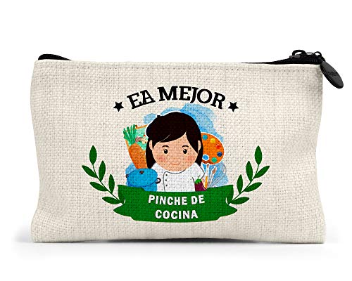 Monedero la Mejor pinche de Cocina del Mundo Regalo Original Bar Restaurante cocinera Personalizado Monedero la Mejor pinche de Cocina del Mundo Regalo Original Bar Restaurante cocinera Personalizado