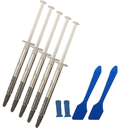 MoneyQiu HY-710>3.14 W/MK 5PCS(1PCS-1g) Pasta Termica/Pasta térmica;Thermal Grease Pasta térmica 'Alta conductividad térmica, Eléctricamente no conductivo MoneyQiu HY-710>3.14 W/MK 5PCS(1PCS-1g) Pasta Termica/Pasta térmica;Thermal Grease Pasta térmica 'Alta conductividad térmica, Eléctricamente no conductivo