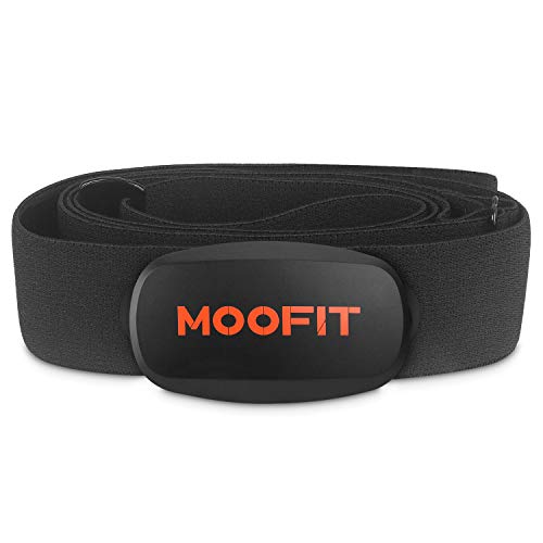 moofit Sensor de Frecuencia Cardíaca Cinta Pulsometro Bluetooth & Ant+ Pulsometro Banda Pectoral Pecho para Zwift, Wahoo, Endomondo, Openrider, Elite hrv App, iCardio moofit Sensor de Frecuencia Cardíaca Cinta Pulsometro Bluetooth & Ant+ Pulsometro Banda Pectoral Pecho para Zwift, Wahoo, Endomondo, Openrider, Elite hrv App, iCardio