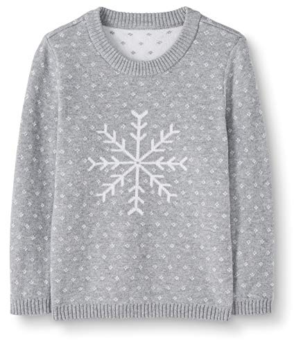 Moon and Back Holiday Sweater Infant-and-Toddler-Sweaters, Gris Heather, 18-24 messes (77-82 CM)