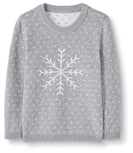 Moon and Back Holiday Sweater Infant-and-Toddler-Sweaters, Gris Heather, 18-24 messes (77-82 CM) Moon and Back Holiday Sweater Infant-and-Toddler-Sweaters, Gris Heather, 18-24 messes (77-82 CM)