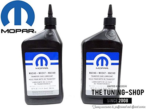 Mopar NV245 NV247 NV249 - Líquido de Caja de Transferencia para Chrysler Dodge Jeep (2 x 0,946 L) Mopar NV245 NV247 NV249 - Líquido de Caja de Transferencia para Chrysler Dodge Jeep (2 x 0,946 L)