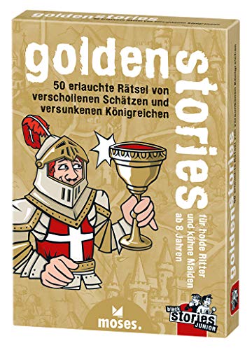 moses. - Goldes stories, juego de cartas, para 2 jugadores (versión en Aleman): 50 erlauchte Rätsel von verschollenen Schätzen und versunkenen Königreichen
