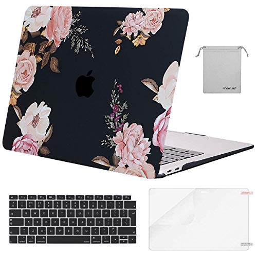 MOSISO Funda Dura Compatible con 2020 2019 2018 MacBook Air 13 A2337 M1 A1932 A2179, Plástico Carcasa Rígida & Cubierta de Teclado & Protector de Pantalla & Bolsa de Accesorios, Flor de Peonía MOSISO Funda Dura Compatible con 2020 2019 2018 MacBook Air 13 A2337 M1 A1932 A2179, Plástico Carcasa Rígida & Cubierta de Teclado & Protector de Pantalla & Bolsa de Accesorios, Flor de Peonía
