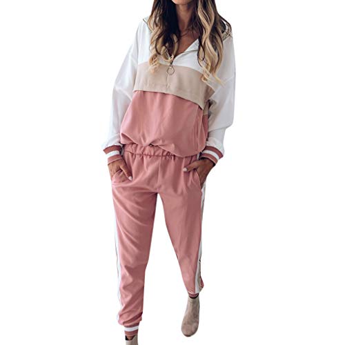 MOVERV Conjuntos de Deporte Chándal para Mujer,Chandal Conjunto para Mujer Moda Casual Conjuntos Deportivos Manga Larga Sudadera con Capucha Pantalones 2pcs Plus Size MOVERV Conjuntos de Deporte Chándal para Mujer,Chandal Conjunto para Mujer Moda Casual Conjuntos Deportivos Manga Larga Sudadera con Capucha Pantalones 2pcs Plus Size