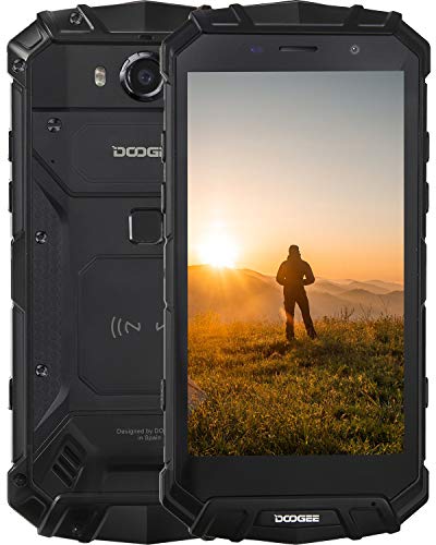 Móvil Libre, DOOGEE S60 (2020) Móvil Resistente 4G, 6GB RAM + 64GB ROM, Batería 5580mAh, Cámara 21MP, 5.2 Pulgada IP68 Móvil Libre Todoterreno, NFC/GPS/Carga inalambrica