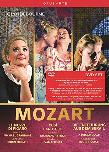 Mozart, W.A.: Nozze di Figaro (Le) / Così fan tutte / Die Entführung aus dem Serail [Operas] (Glyndebourne, 2006-2015) (5-DVD Box Set) (NTSC)