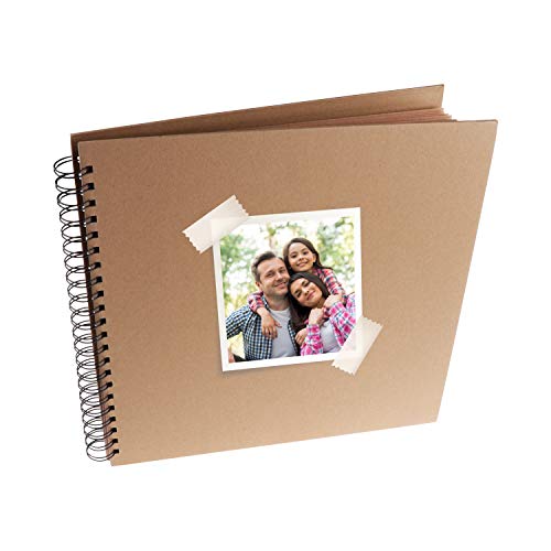 MP - Álbum Scrapbooking, Portada Gruesa, 20 Hojas Cuadradas, Color Kraft - 20x20 cm MP - Álbum Scrapbooking, Portada Gruesa, 20 Hojas Cuadradas, Color Kraft - 20x20 cm
