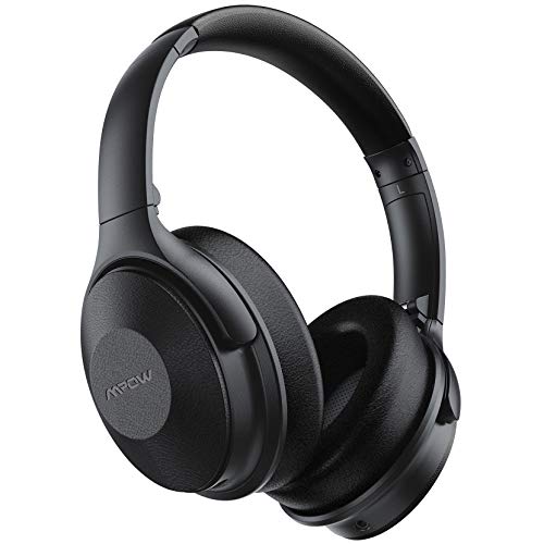 Mpow H17 Auriculares con Cancelación de Ruido, 45 Horas de Reproducir, Cascos Bluetooth Diadema con Carga Rápida, Sonido Hi Fi, Auriculares Diadema Bluetooth con Micrófono para TV/Móvil/PC