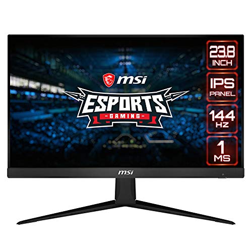 MSI Optix G241 - Monitor Gaming de 24" FullHD 144Hz (1920 x 1080p, Panel IPS, ratio 16:9, brillo 250nits,1 ms de respuesta, AMD FreeSync) Negro