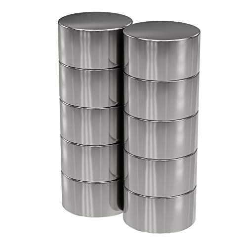 MTS Magnete - Juego de 10 imanes de neodimio (extrafuertes, redondos, diámetro 15 x 8 mm, fuerza de sujeción de 8 kg, para pizarras blancas, tablones de anuncios, pizarras magnéticas, talleres) MTS Magnete - Juego de 10 imanes de neodimio (extrafuertes, redondos, diámetro 15 x 8 mm, fuerza de sujeción de 8 kg, para pizarras blancas, tablones de anuncios, pizarras magnéticas, talleres)
