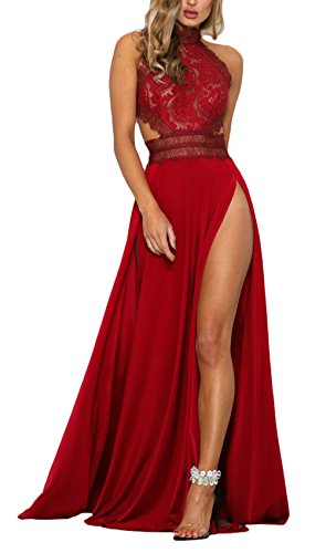 Mujer Vestidos De Fiesta Largos De Noche Elegantes Transparentes Ropa Dama Moderno Encaje Splicing Sin Mangas Sin Espalda Talle Alto con Aberturas Vestido Largo Vestidos Coctel Mujer Vestidos De Fiesta Largos De Noche Elegantes Transparentes Ropa Dama Moderno Encaje Splicing Sin Mangas Sin Espalda Talle Alto con Aberturas Vestido Largo Vestidos Coctel