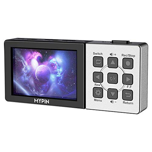 MYPIN Game Captura de Juegos Grabación con Audio Recording Gamepad, transmisión de Video en Vivo Compatible con PS3 / PS4 / Xbox One 360 / Wii U (HDMI, VG0097) MYPIN Game Captura de Juegos Grabación con Audio Recording Gamepad, transmisión de Video en Vivo Compatible con PS3 / PS4 / Xbox One 360 / Wii U (HDMI, VG0097)