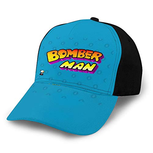 N/ Bomberman Arcade Start - Gorra de béisbol, color negro