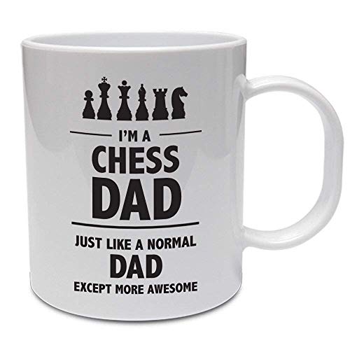 N\A Soy un papá de ajedrez - Jugador de ajedrez/Regalo del día del Padre/Idea de Regalo Divertida Taza de cerámica
