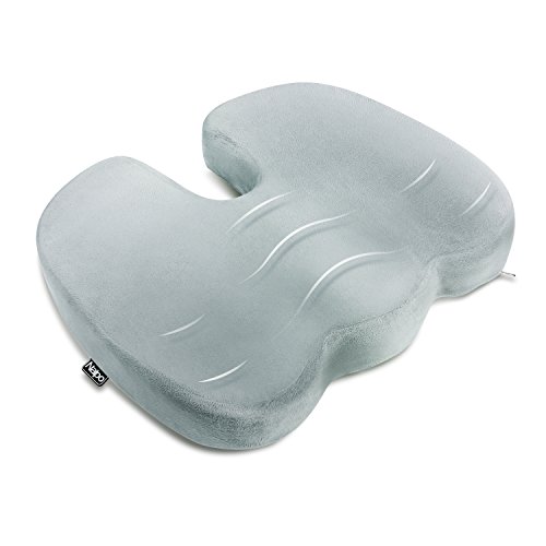 Naipo Cojin Silla oficina, Cojin Asiento Coche, Cojines para espalderas y sillas, Espuma Memoria Ergonomico Portátil, cojín para Alivie la Fatiga y el Dolor Por Office, Coche, Ruedas Grises Naipo Cojin Silla oficina, Cojin Asiento Coche, Cojines para espalderas y sillas, Espuma Memoria Ergonomico Portátil, cojín para Alivie la Fatiga y el Dolor Por Office, Coche, Ruedas Grises