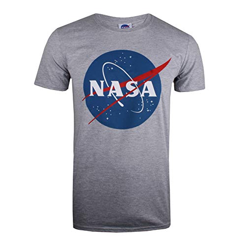 Nasa Circle Logo Camiseta, Gris (Sports Grey SPO), X-Large para Hombre