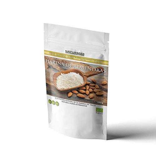 NATURSEED - Harina de Almendras Española - Alta en Proteinas y Baja en Carbohidratos - Sin Gluten - No GMO- Apta para Dietas Keto - Paleo - Low Carb - Reposteria - Panes (500GR) NATURSEED - Harina de Almendras Española - Alta en Proteinas y Baja en Carbohidratos - Sin Gluten - No GMO- Apta para Dietas Keto - Paleo - Low Carb - Reposteria - Panes (500GR)