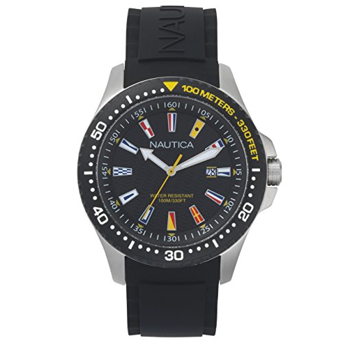 Nautica Reloj Analogico para Hombre de Cuarzo con Correa en Silicona NAPJBC003 Nautica Reloj Analogico para Hombre de Cuarzo con Correa en Silicona NAPJBC003