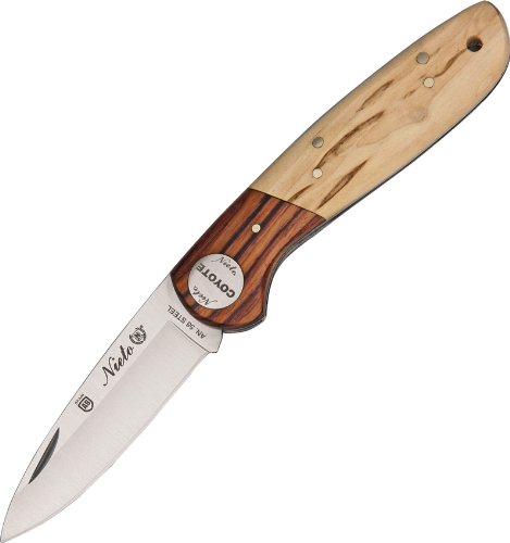 Navaja Nieto Coyote 047, Mango de abedul rizado Navaja Nieto Coyote 047, Mango de abedul rizado