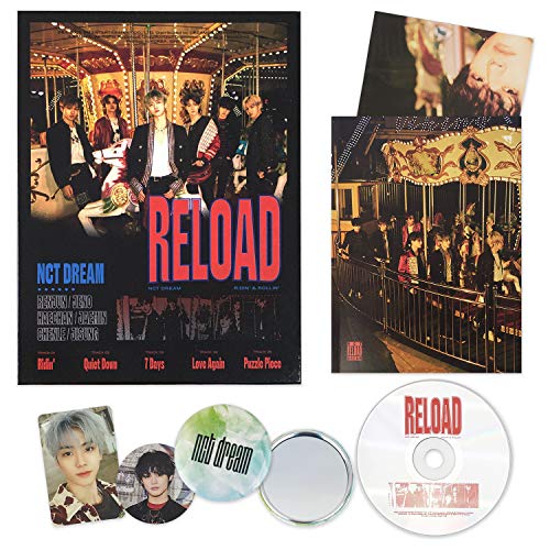 NCT DREAM - RELOAD [ Ridin' ver. ] CD + Booklet + Folding Poster + Photocard + Circle Card + FREE GIFT / K-pop Sealed