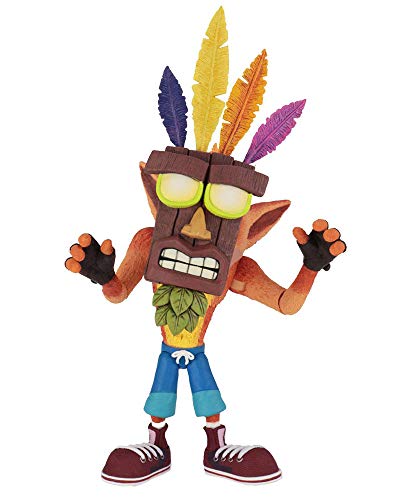 NECA c/Accesorios Figura Ultra Deluxe Crash Bandicoot, Multicolor, 6.4 x 2.5 x 14 cm (41060)