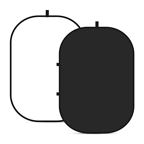 Neewer 10087547 - 150 cm x 200 cm doble cara Twist Pop Out muselina telón de fondo fondo panel con funda de transporte para fotografía Studio grabación de vídeo (negro/blanco) Neewer 10087547 - 150 cm x 200 cm doble cara Twist Pop Out muselina telón de fondo fondo panel con funda de transporte para fotografía Studio grabación de vídeo (negro/blanco)