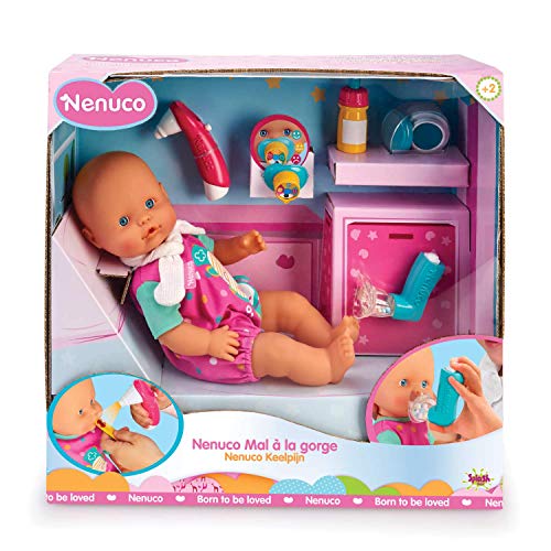 Nenuco Dolor de Garganta - Muñeca bebé, para niños y niñas a partir de 3 años (Famosa 700015152) Nenuco Dolor de Garganta - Muñeca bebé, para niños y niñas a partir de 3 años (Famosa 700015152)