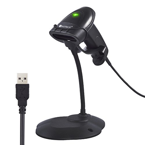 Neoteck Lector de Código de Barras USB Escáner de Código Largo Alcance Automatico Alta Velocidad POS Escaner Laser Pistola con Manos Libres Soporte Ajustable Compatible con Mac WIN7 8.1 10iOS7 Linux Neoteck Lector de Código de Barras USB Escáner de Código Largo Alcance Automatico Alta Velocidad POS Escaner Laser Pistola con Manos Libres Soporte Ajustable Compatible con Mac WIN7 8.1 10iOS7 Linux