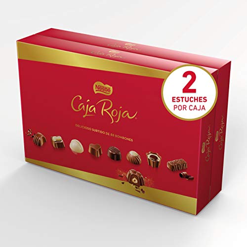 Nestlé Caja Roja Bombones de Chocolate - Bombones 2x800g Nestlé Caja Roja Bombones de Chocolate - Bombones 2x800g
