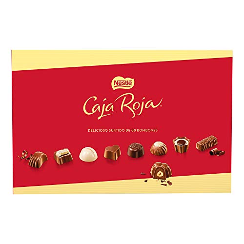 Nestlé Caja Roja Bombones de Chocolate - Bombones 800 gr