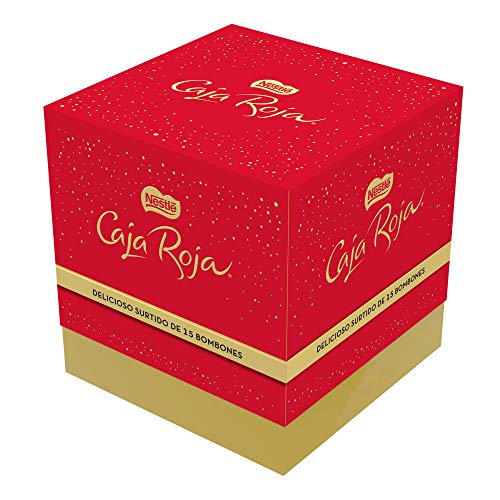 Nestlé Caja Roja Bombones de Chocolate - Cubo de bombones 8x150g