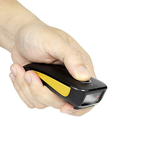 NETUM C750 Wireless Barcode Escáner Bluetooth Compatible, Small Pocket USB 1D 2D QR Code Scanner for Inventory, Bar Code Image Reader for Tablet iPhone iPad Android IOS PC POOS