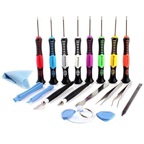 Neuftech Kit 20pcs reparación de Herramientas Destornillador para Reparar Móvil iPhone 5 5S 6 6s plus,iPad 1,2,3,4, iPod Touch,Samsung S5 S6 S7 S8 S9 ,Nokia, Huawei, LG, Motorola Neuftech Kit 20pcs reparación de Herramientas Destornillador para Reparar Móvil iPhone 5 5S 6 6s plus,iPad 1,2,3,4, iPod Touch,Samsung S5 S6 S7 S8 S9 ,Nokia, Huawei, LG, Motorola