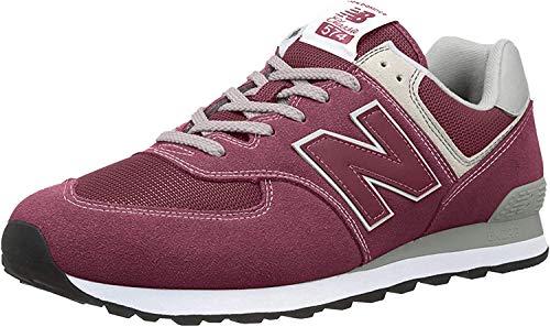 New Balance Hombre 574v2-core Trainers Zapatillas, Rojo (Burgundy), 45 EU