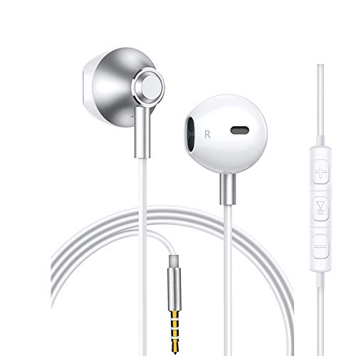 Newest auriculares con cancelación de ruido, auriculares in-ear potentes de alta definición con micrófono, auriculares deportivos originales de 3,5 mm para iPhone/Xiaomi/iPad/Huawei/Samsung