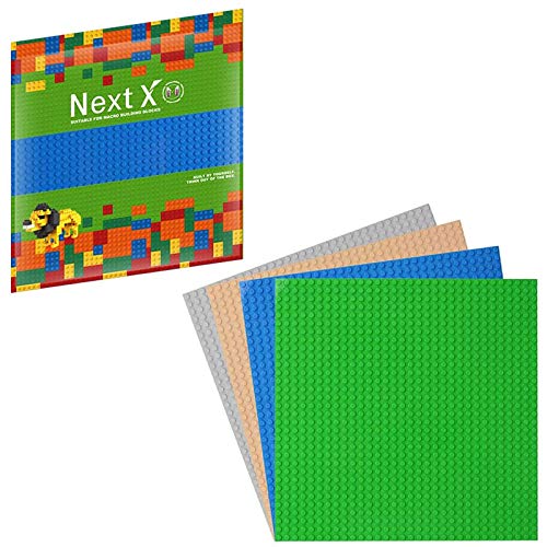 NextX 4 Piezas de Base Plancha para Classic Construir Game plastico Bases Placa 25 x 25 cm (Azul+Verde+Gris+Caqui) … NextX 4 Piezas de Base Plancha para Classic Construir Game plastico Bases Placa 25 x 25 cm (Azul+Verde+Gris+Caqui) …