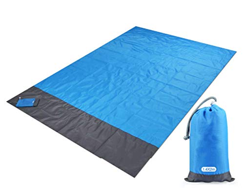 N/F Manta de pícnic de butxaca Manta de platja Impermeable Manta lliure de sorra Càmping Tenda Exterior Coberta Plegable Roba de llit