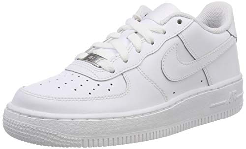 Nike Air Force 1, Zapatillas de Baloncesto Unisex Niños, Blanco (White / White-White), 38.5 EU