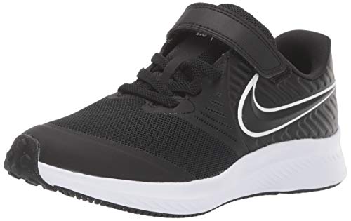 Nike Star Runner 2 (PSV), Zapatillas de Running Unisex niños, Negro (Black/White/Black/Volt 001), 28.5 EU