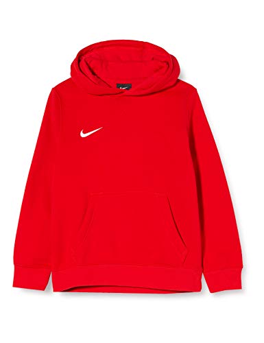 NIKE Y Hoodie Po FLC TM Club19 Sudadera, Niños, University Red/University Red/White/White, XS