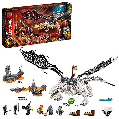 Ninjago TV Series Dragón del Brujo de los Muertos 2en1 Set de Construcción y Juego de Mesa con Figuras del Ejército Esqueleto, multicolor (Lego ES 71721) Ninjago TV Series Dragón del Brujo de los Muertos 2en1 Set de Construcción y Juego de Mesa con Figuras del Ejército Esqueleto, multicolor (Lego ES 71721)