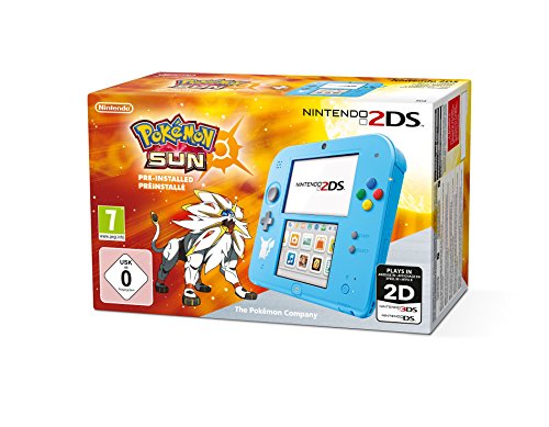 Nintendo 2Ds - Konsole (Special Edition) Inkl. Pokémon Sonne (Vorinstalliert) [Importación Alemana]