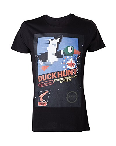 Nintendo T-Shirt Duck Hunt – L Camiseta, Multicolor (Multicolor 607825l), Large para Hombre