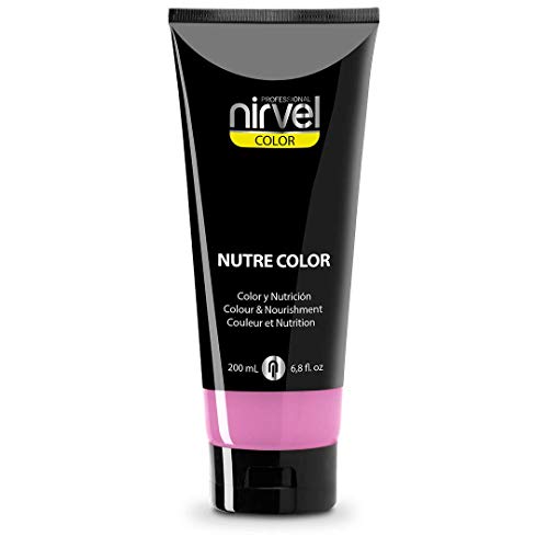 Nirvel NUTRE COLOR FLUOR Chicle 200 mL Mascarilla Profesional - Coloración temporal - Nutrición y brillo Nirvel NUTRE COLOR FLUOR Chicle 200 mL Mascarilla Profesional - Coloración temporal - Nutrición y brillo