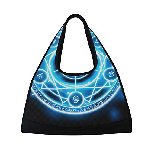 NISENASU Bolsa de Deporte,Anillo de Hechizo mágico Glow Stars Sparkle,Nuevos Sports Duffels Raqueta de Tenis Mochila bádminton Paquetes de Viaje Cortos Bolso de Hombro portátil(20×6.7×18.5 in) NISENASU Bolsa de Deporte,Anillo de Hechizo mágico Glow Stars Sparkle,Nuevos Sports Duffels Raqueta de Tenis Mochila bádminton Paquetes de Viaje Cortos Bolso de Hombro portátil(20×6.7×18.5 in)